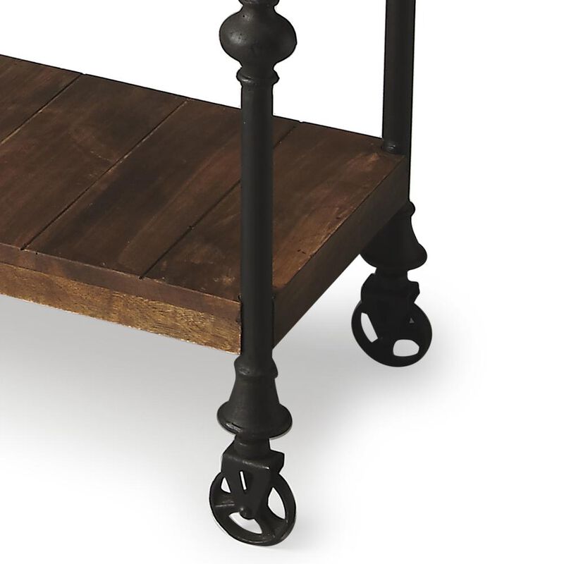 Butler Specialty Fontainebleau Industrial Chic Console Table, Multi-Color