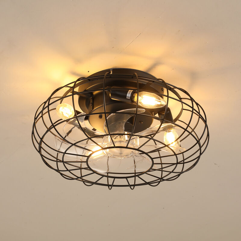 ELEMENT ACE Low Profile Bladeless Ceiling Fan with Integrated Light Kit and Remote Control for Modern Home Cooling image number 4