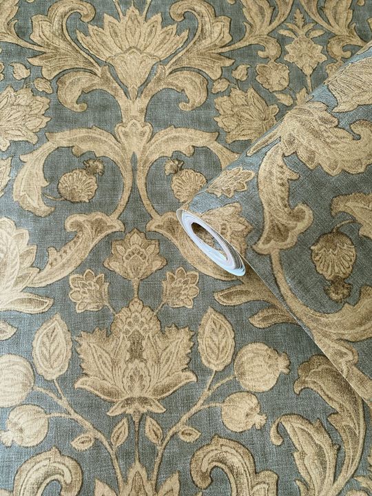 Elegance Damask Green Wallpaper DWP0354-01