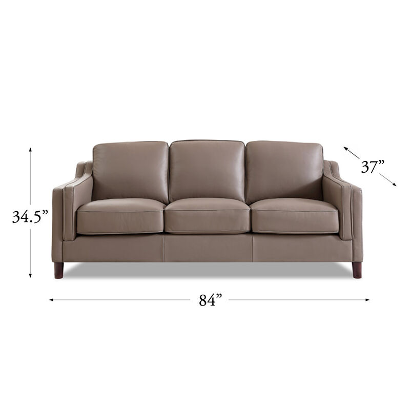 Bella Top Grain Leather Sofa