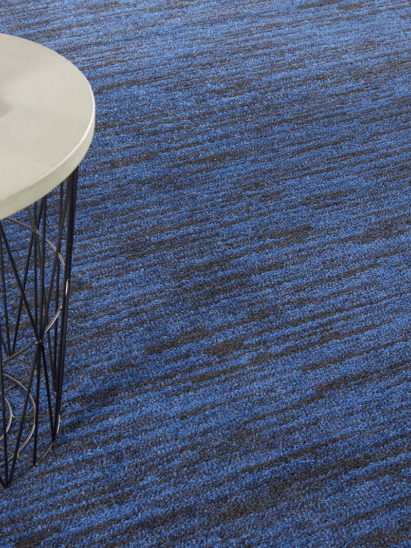 Nourison Essentials NRE01 Midnight Blue 7' x Square Rug image number 8