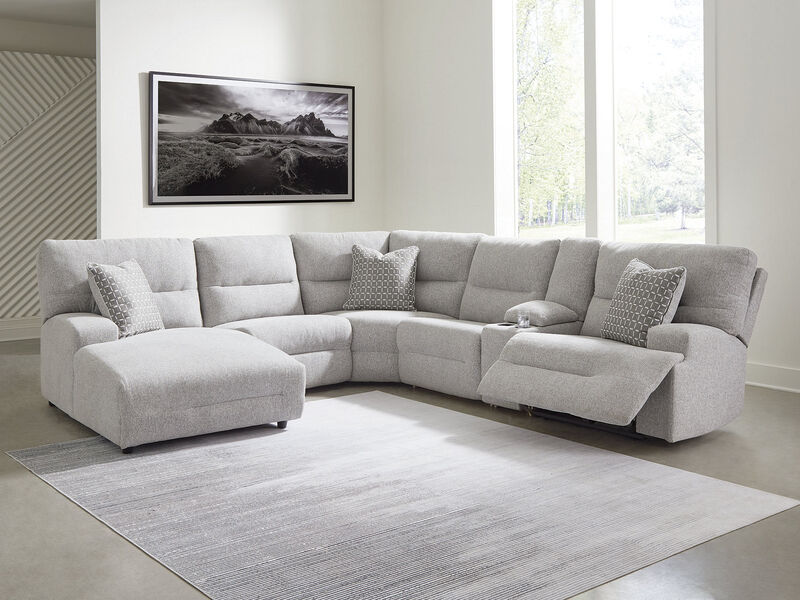 Acklen Place 6-Piece Power Reclining Sectional with Chaise image number 1