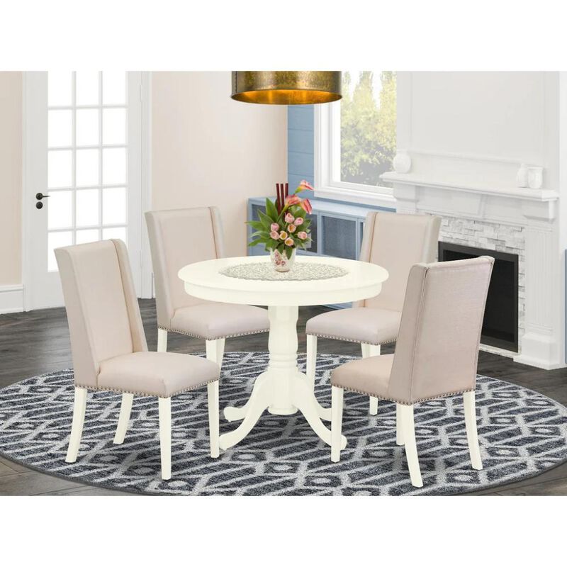 Dining Room Set Linen White