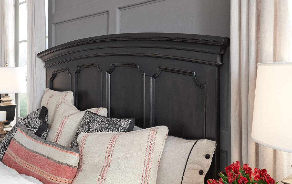 Townsend Queen Arched Panel Bed