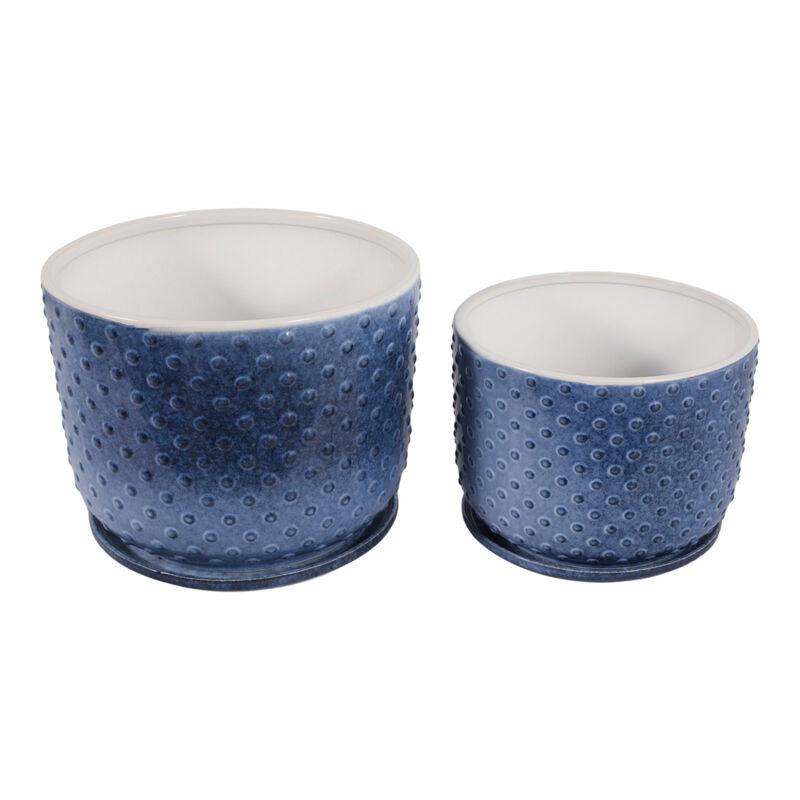 S/2 10/12" Dotted Planter image number 3