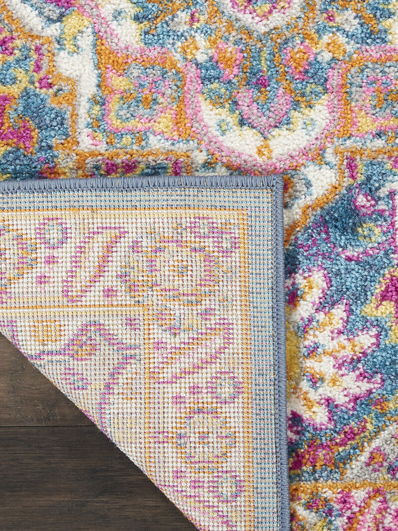 Passion PSN20 Teal/Multicolor 1'10" x 6' Rug