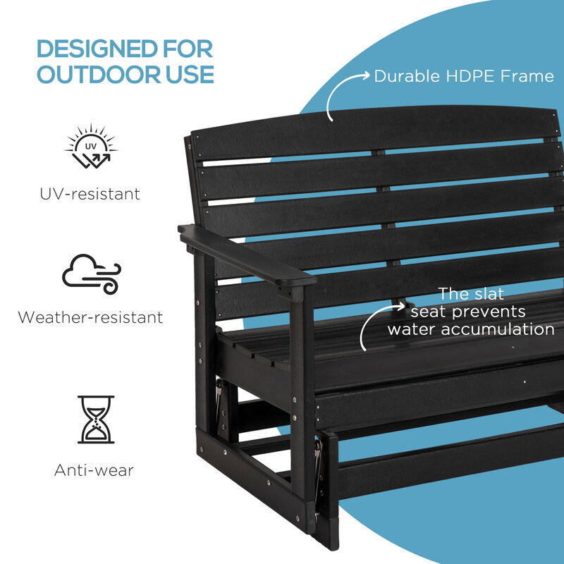 Two-Person Outdoor Patio Swing Chair, Comfortable Hanging Chair for Garden or Deck image number 4