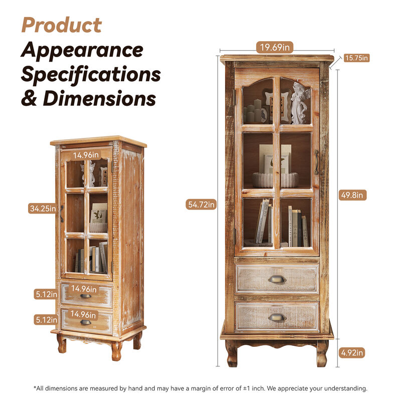 Vomkal Wooden Storage Cabinet image number 8