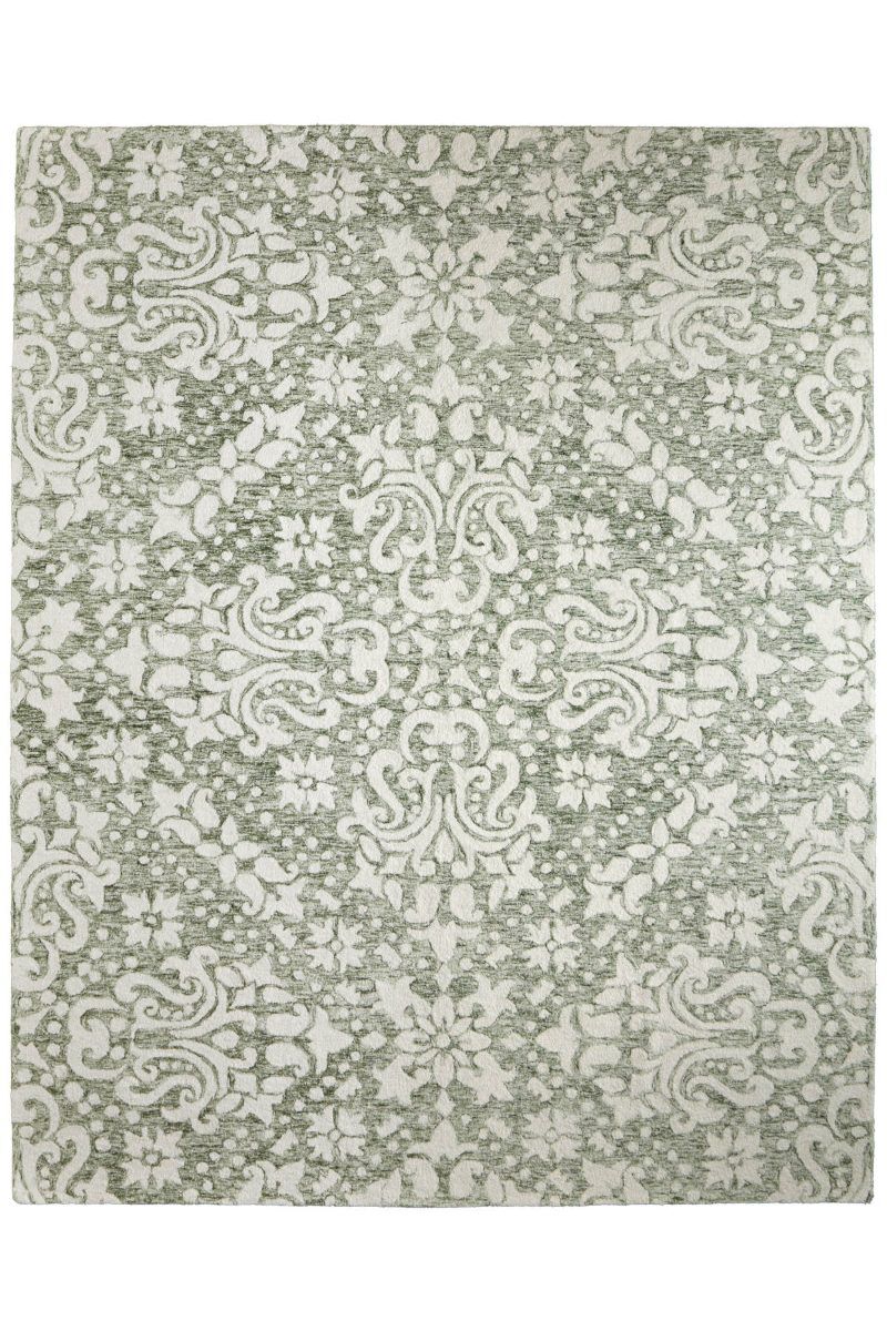 Belfort 8A28F Green 9' x 12' Rug image number 0
