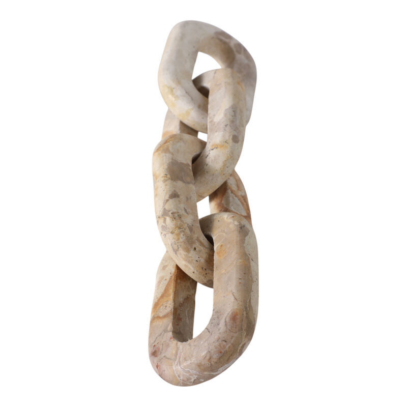 14x3" 4-link Marble Chain, Light Leopard image number 2