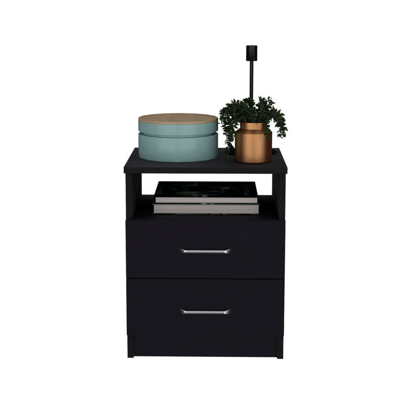Nightstand Olivenza, Bedroom, Black