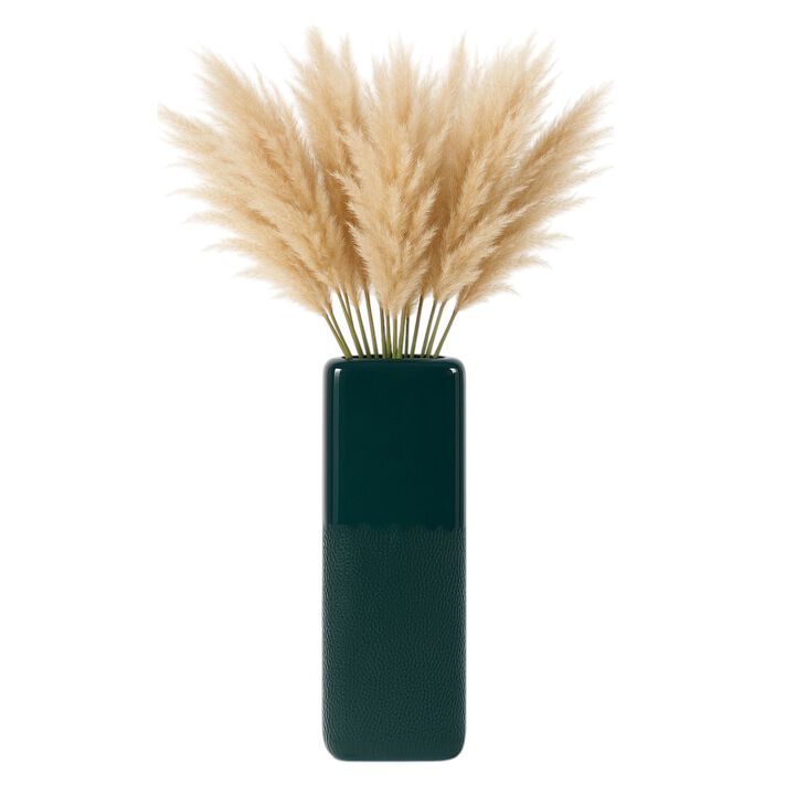 BECKHAVEN GREEN VASE 18 (IN)