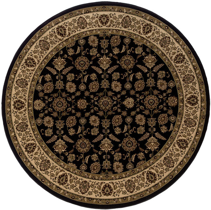 HomeRoots Oriental Round Rug