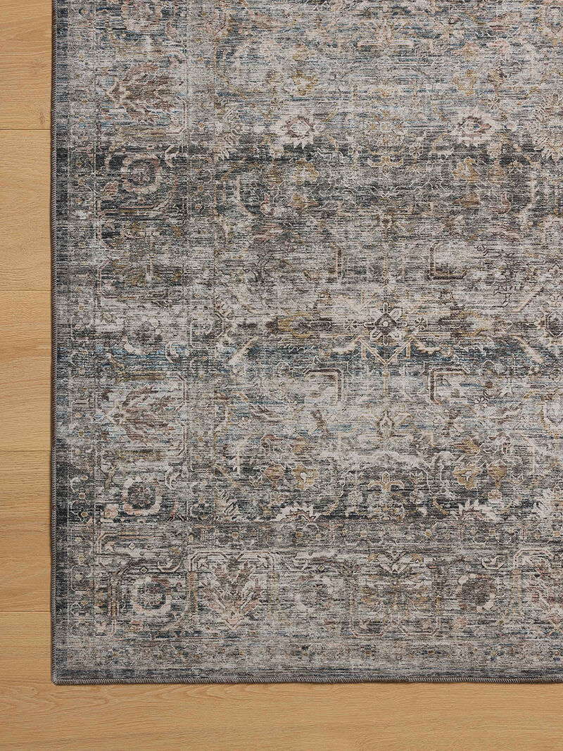 Josie JOS05 Dove/Gold 5' x 7'6" Machine Washable Rug by Amber Lewis x Loloi image number 5