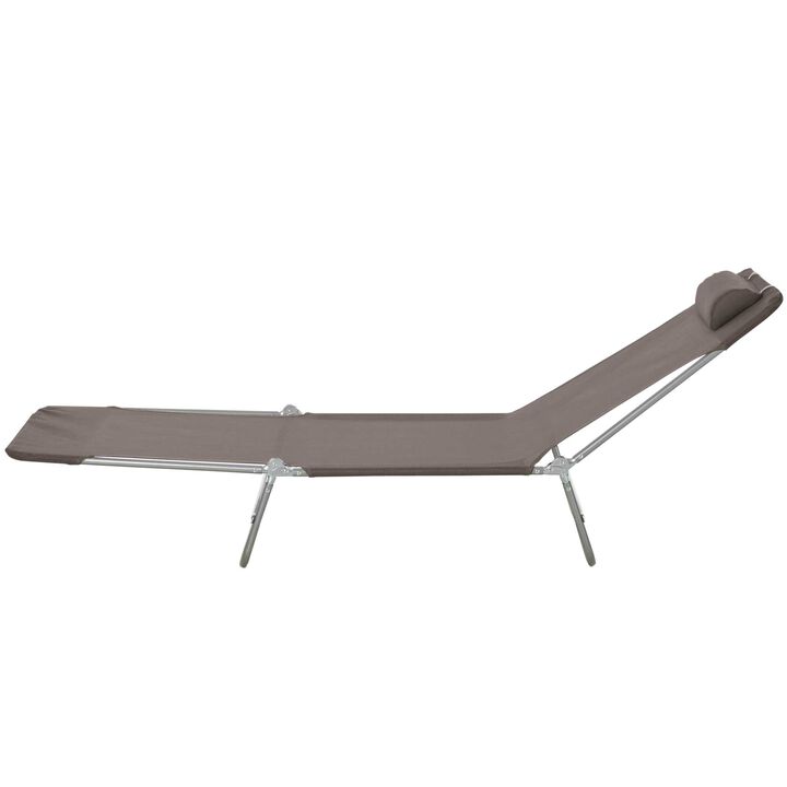 Hivvago 5-Position Reclining Lounge Chair for Pool & Patio