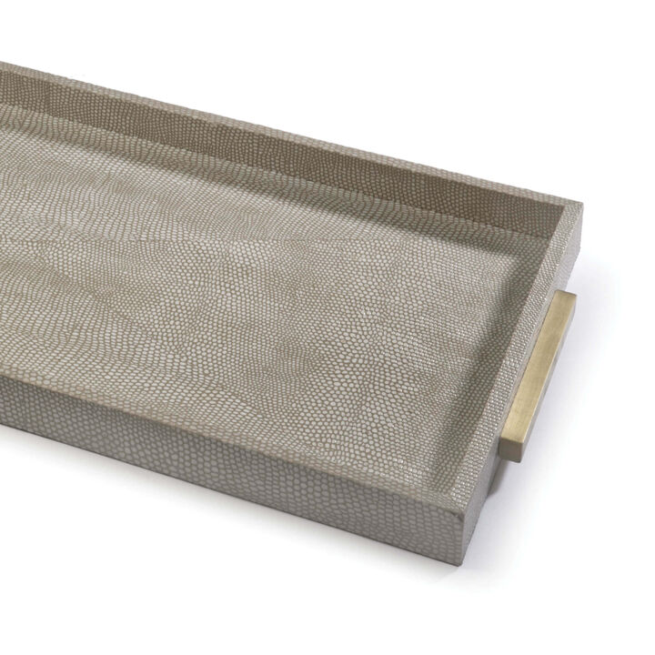 Rectangle Shagreen Boutique Tray