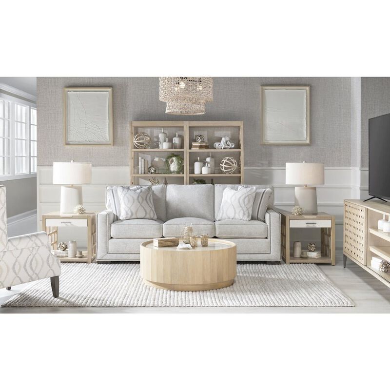 Legacy Classic Entertainment Console with Sliding Door and Adjustable Shelves - Wire Management