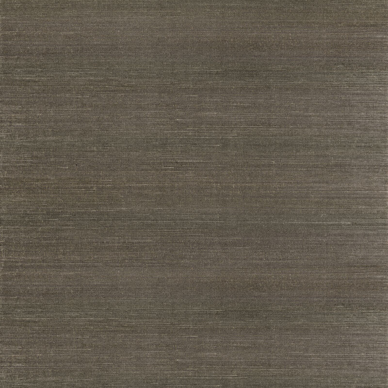 Ming Taupe Grasscloth Wallpaper image number 0