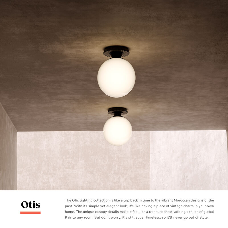 Otis 8 in Socket Semi Flush Mount image number 5