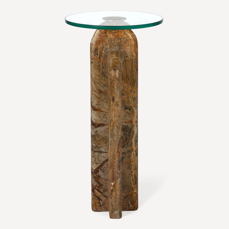 Archway Drink Table - Brown