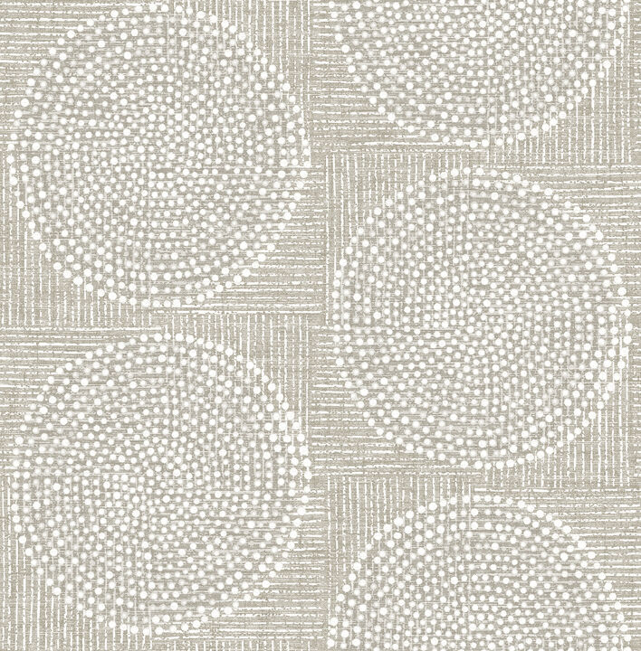 Salma Beige Medallion Wallpaper (Set of 2)