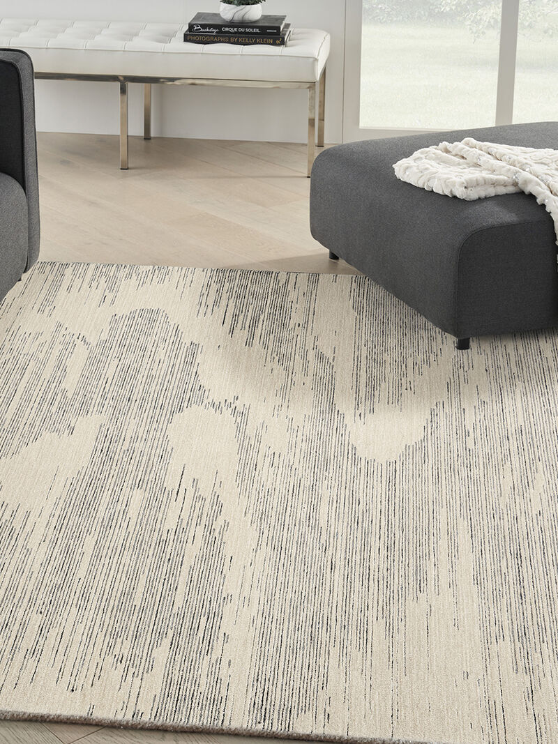 Ma30 Star SMR02 Ivory/Gray 5'3" x 7'3" Rug