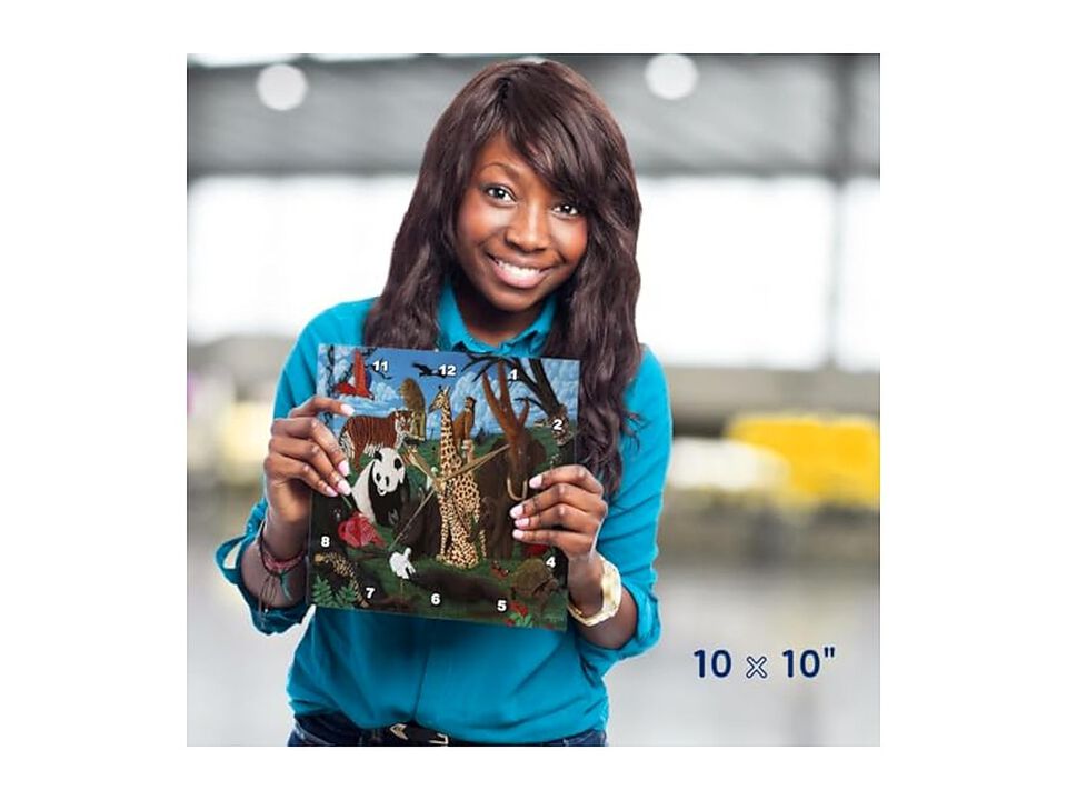 Zoo Animals Wall Clock 10 Inch Home Decor