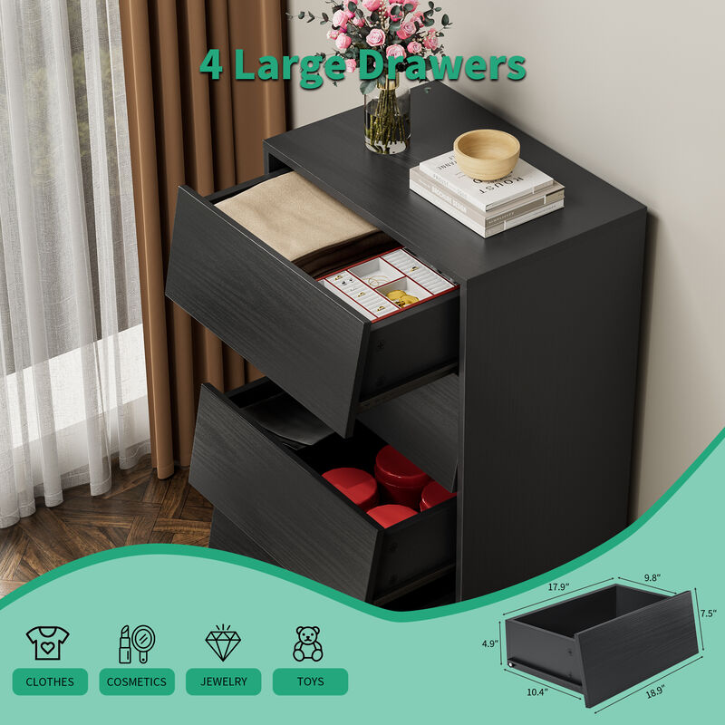 Nunha 4 Drawer Dresser image number 4