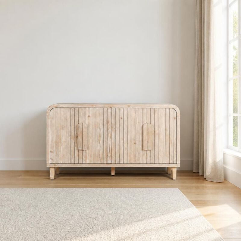 59" Curved Storage Sideboard image number 3