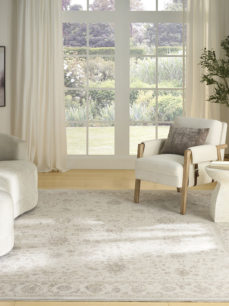 Shadows SHW07 Ivory 6' x 9' Rug