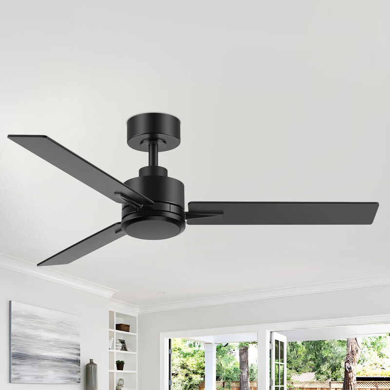 Breezary 48" Ceiling Fan No Light, 3 Blades, DC Motor, 6 Speeds, Remote Control, Reversible image number 6