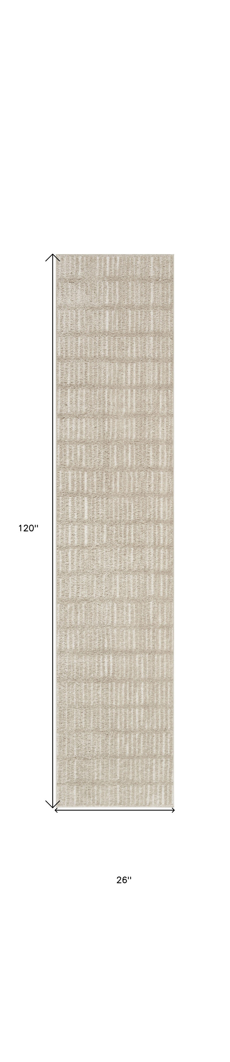 HomeRoots Geometric Runner Rug image number 3