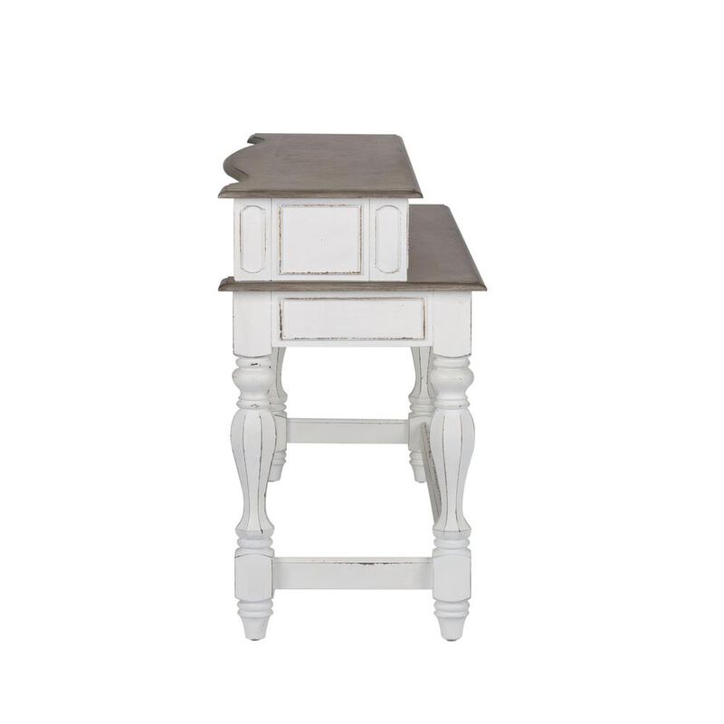 Liberty Furniture Magnolia Manor Console Bar Table in Antique White image number 3