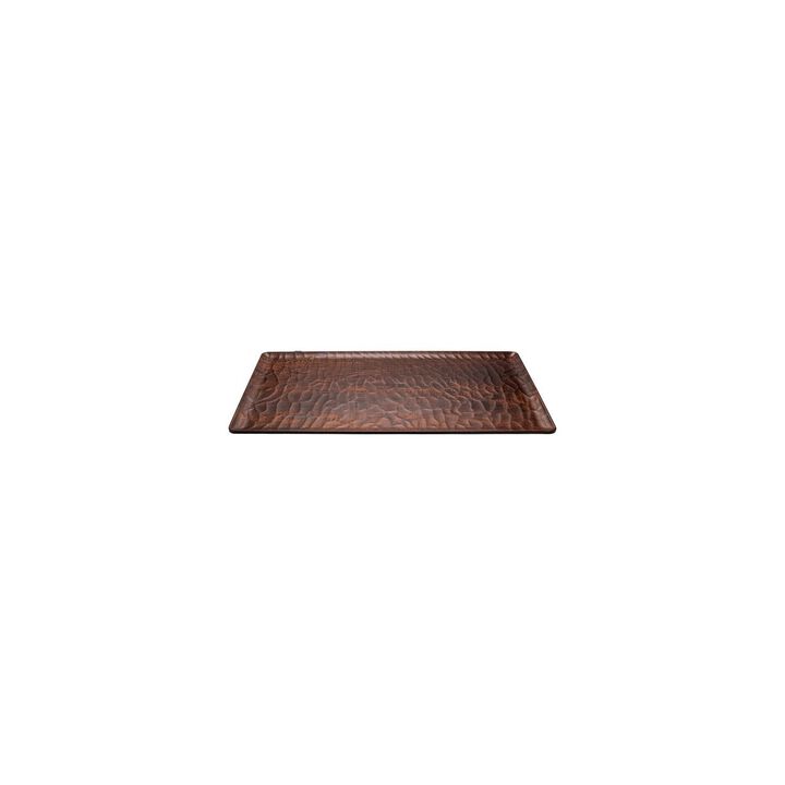 Turgla EcoGrain 10.5" x 6.5" Rectangular Brown Composite Plate (Set of 2)