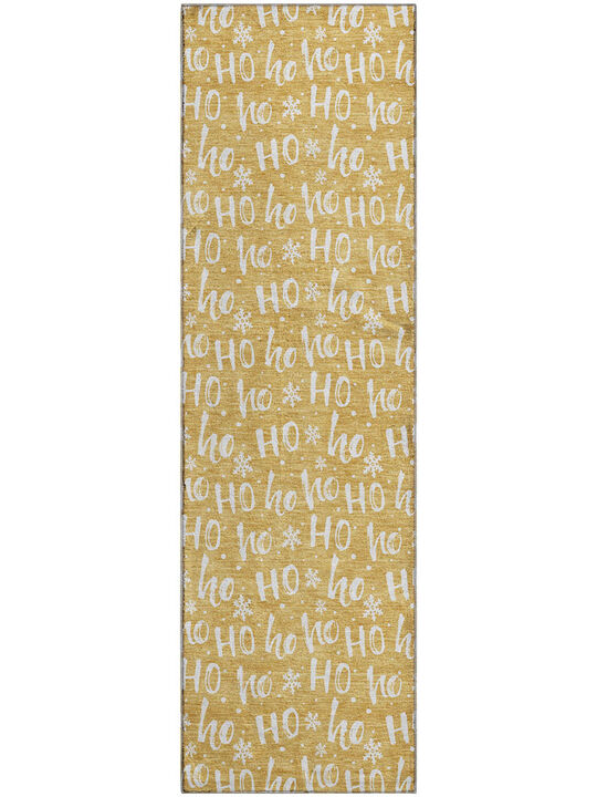 Merry & Bright MY22 Gold 2'3" x 7'6" Rug