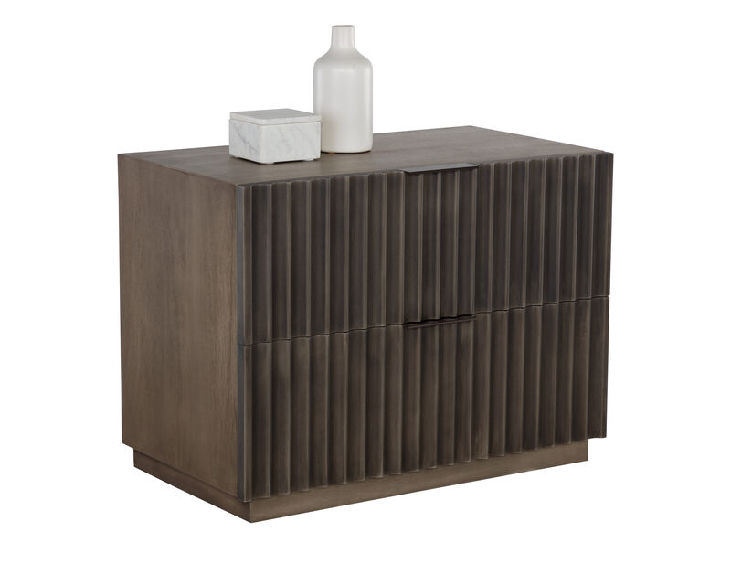 Carlin Taupe Nightstand