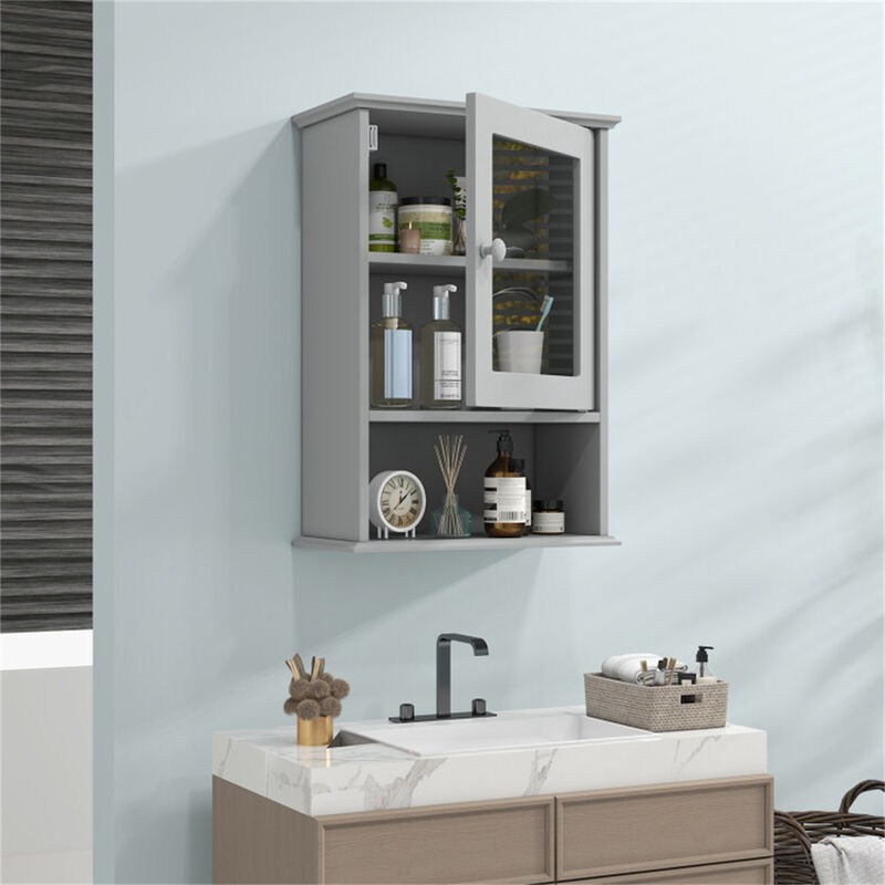 Space-Saving MDF Bathroom Locker for Organized Storage
