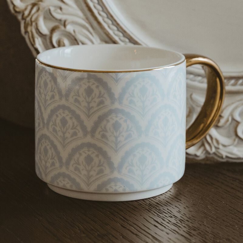 Blue Fan 14 oz Coffee Mug image number 1