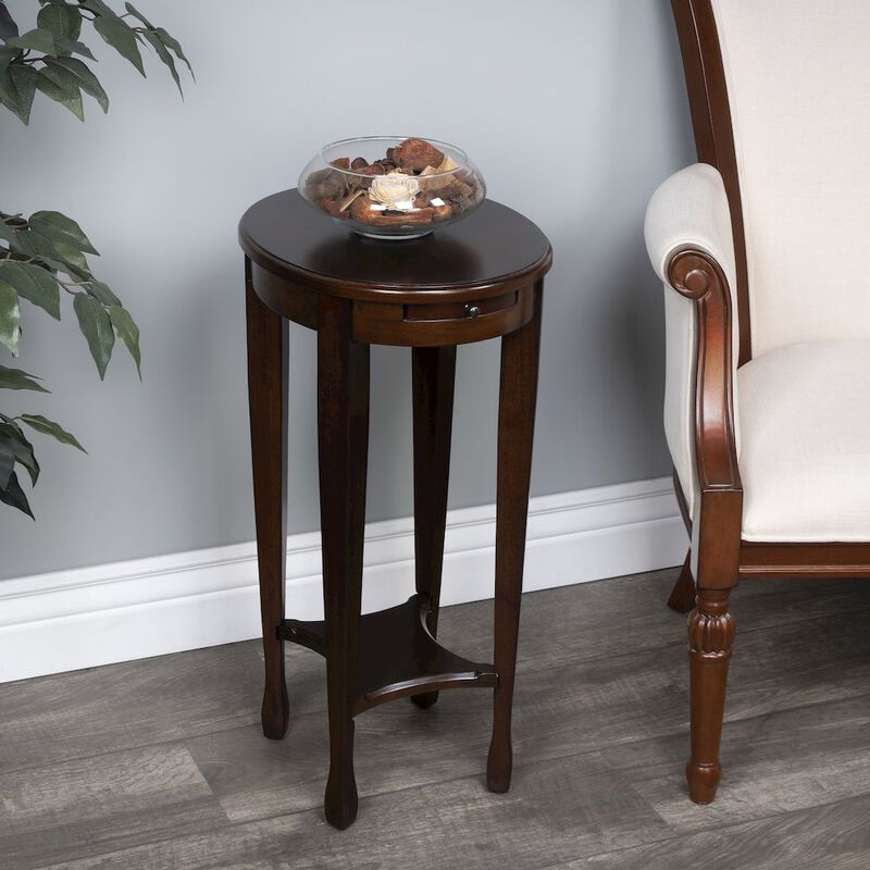 Butler Specialty Company Arielle Side Table, Dark Brown