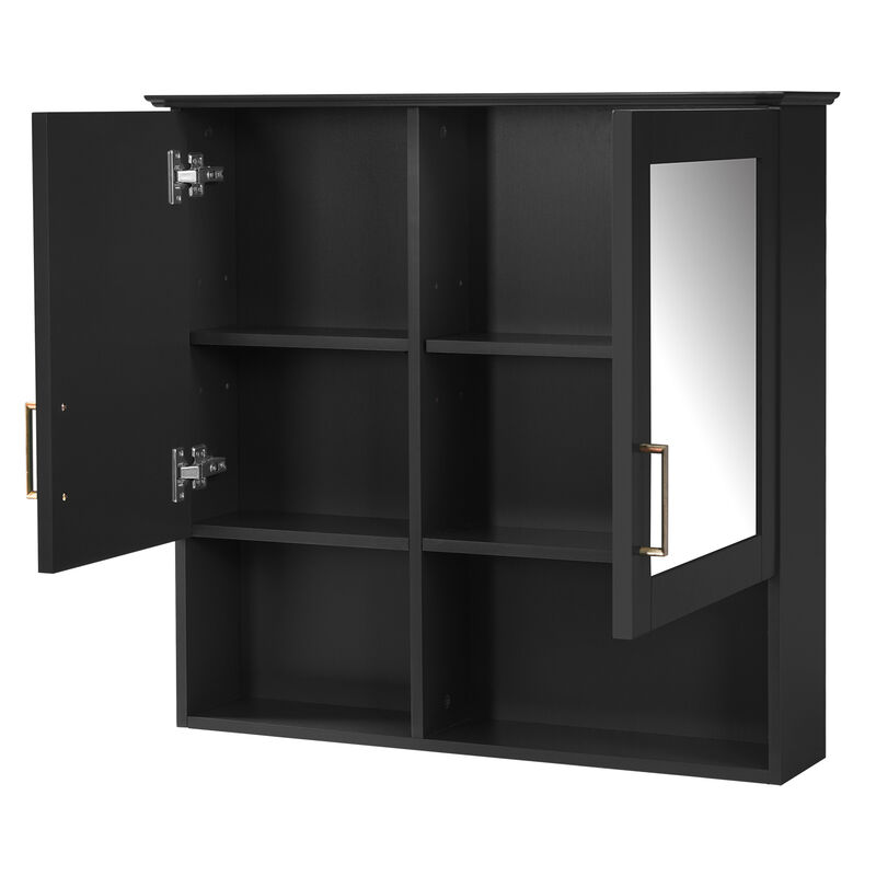 ELEMENT ACE Versatile Wall Mounted Medicine Cabinet with Adjustable Shelves and Soft Close Doors for Modern Bathroom Storage Solutions image number 7