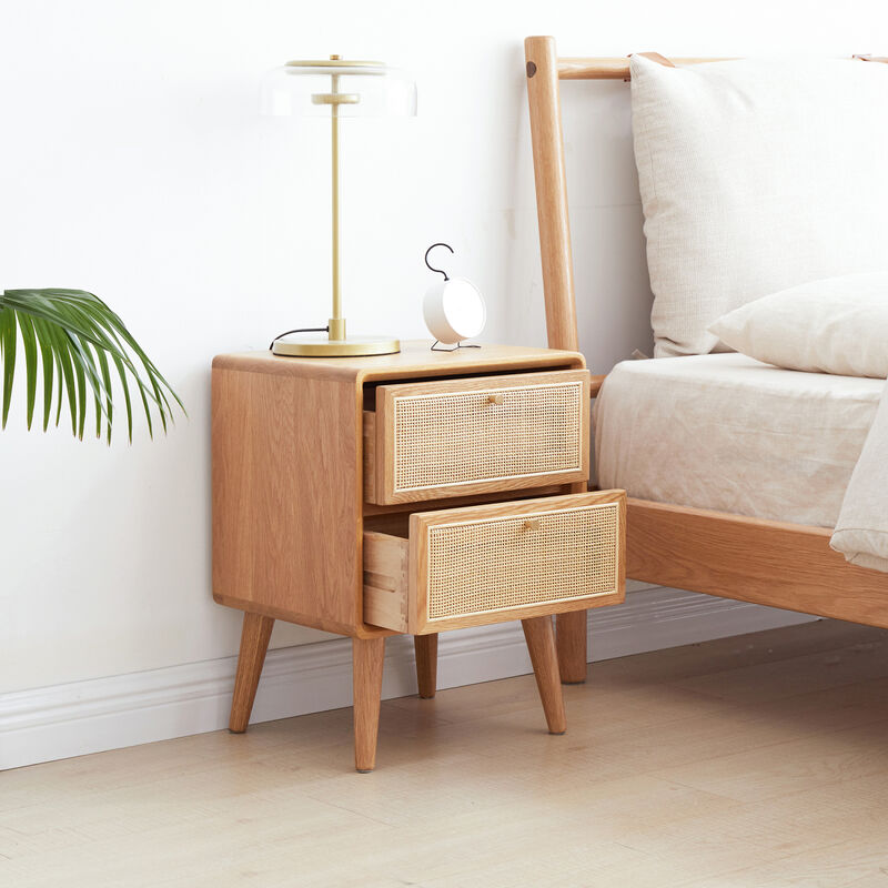 Streamdale Simple North American Oak Bedside Cabinet image number 6