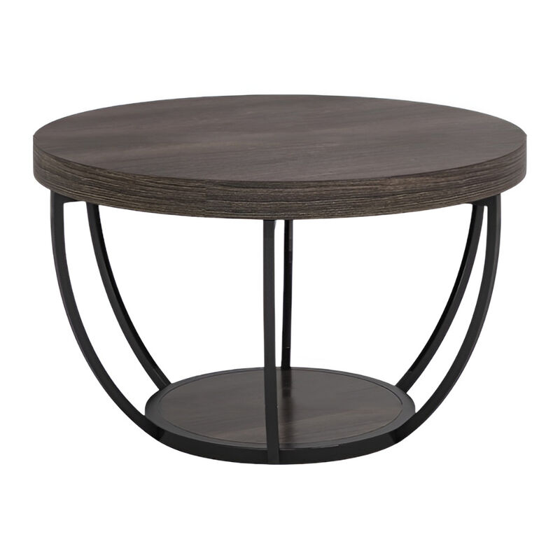 Rattan Coffee Table with Sturdy Frame for Living Room or Patio