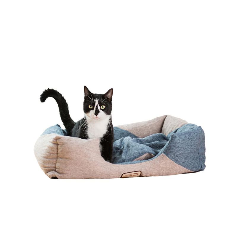 Armarkat Soft Upholstery Cat Bed, Skid Free Nest Pet Bed, Puppy Beds