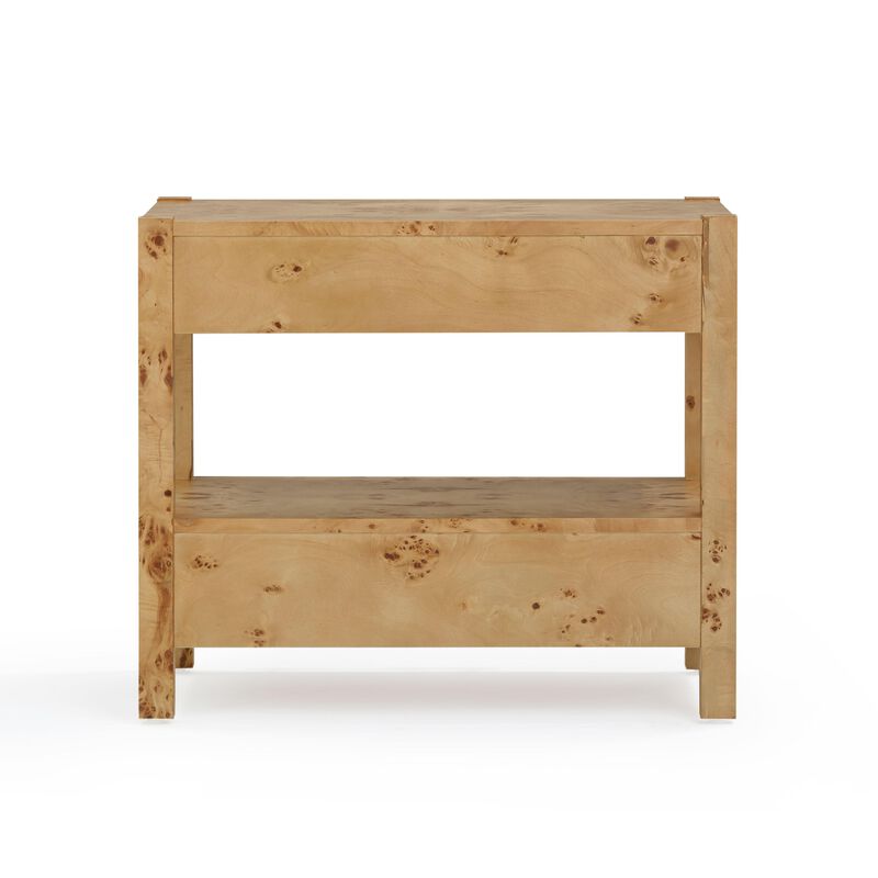 Brandyss Honey Burl Nightstand image number 5