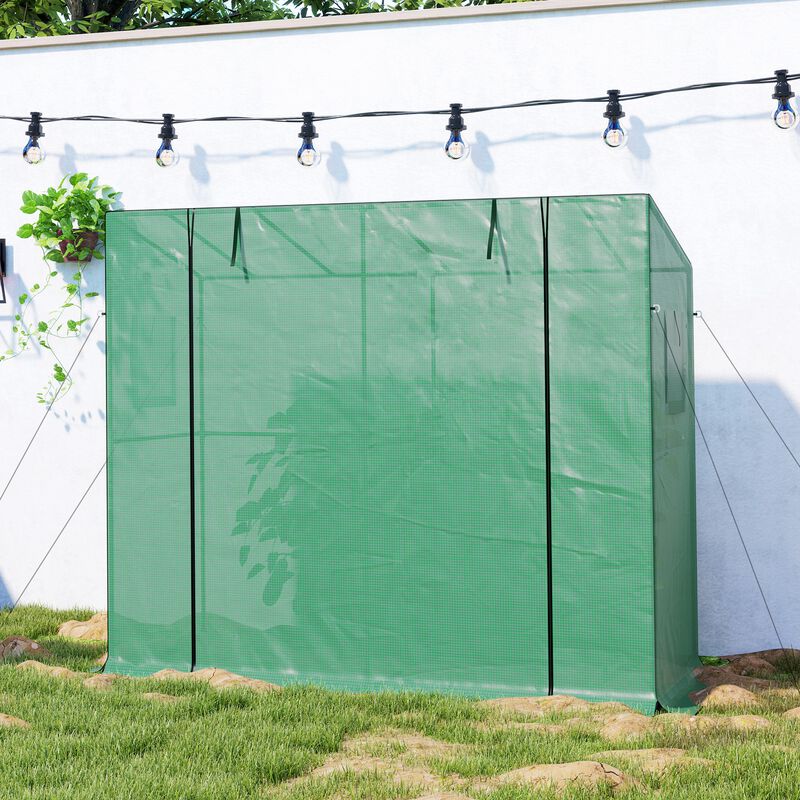 Hivvago 6.6 ft Portable Outdoor Greenhouse image number 7