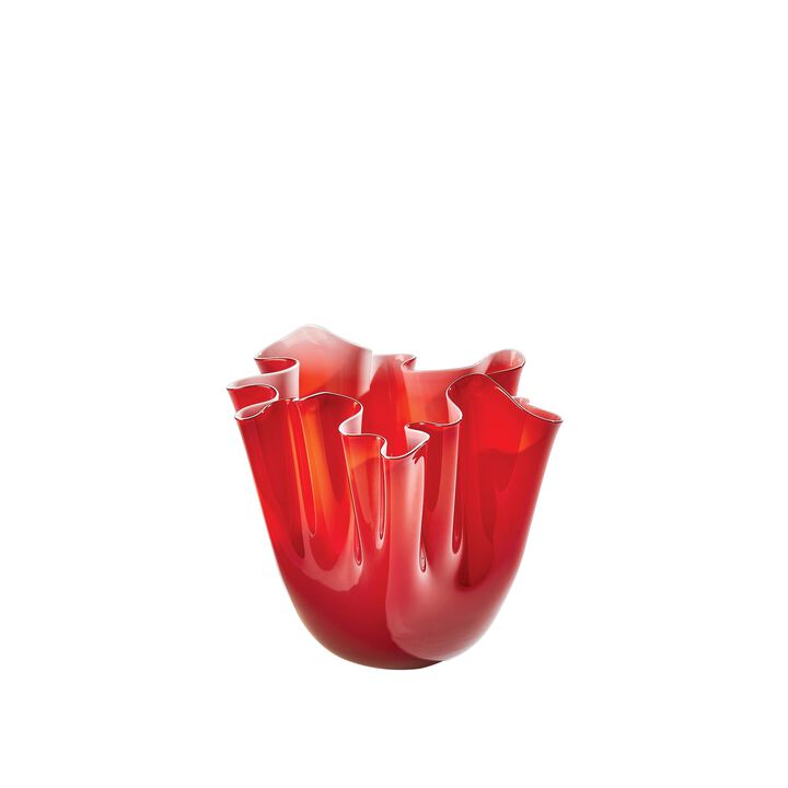 Handkerchief Small Red Vase