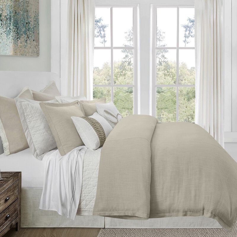 Hera Tan King Duvet Cover Set image number 1