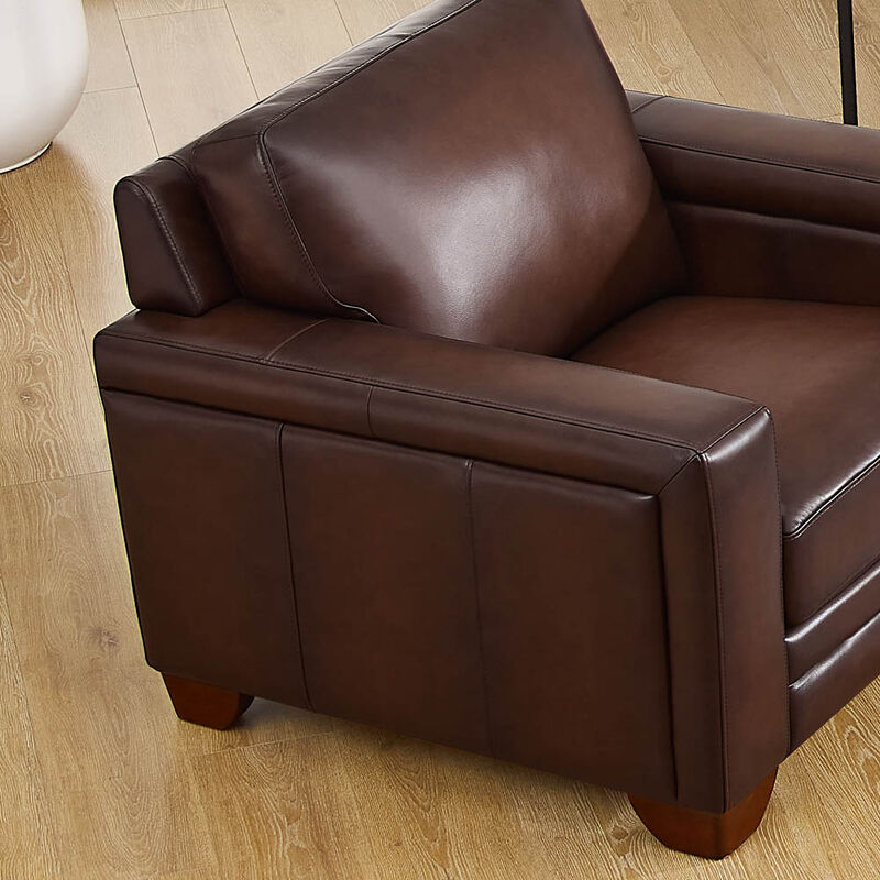 Alice Top Grain Leather Chair