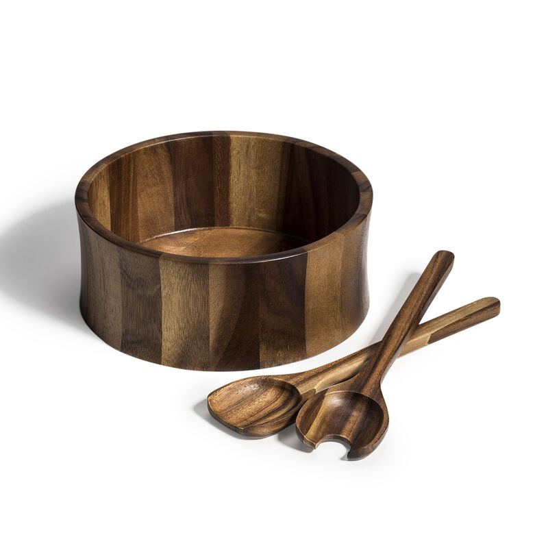 Large Salad Bowl with Servers image number 1