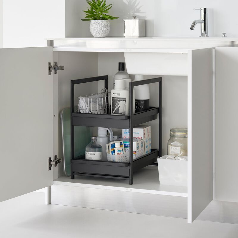 Two-Tier Pull-Out Shelf - Steel image number 7